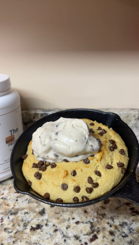 THE High Protein skillet Cookie